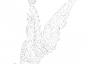 Statue of Lady Geo 3D-Modell