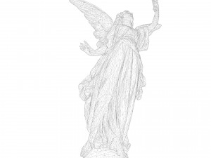 Statue of Lady Geo 3D-Modell