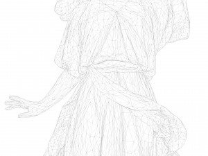 Statue of Lady Geo 3D-Modell