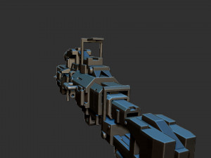 Sci-Fi Rifle Modello 3D