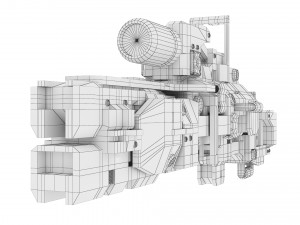 Sci-Fi Rifle Modello 3D