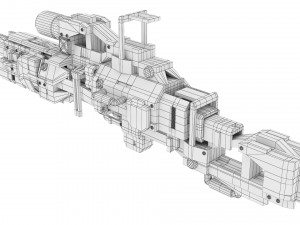 Sci-Fi Rifle Modello 3D
