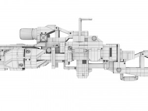 Sci-Fi Rifle Modello 3D