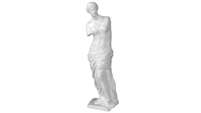 Aphrodite Statue 3D Model .c4d .max .obj .3ds .fbx .stl .blend 