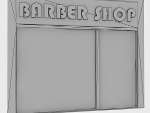 Barber Shop Modello 3D