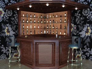 Corner Bar 3D Model
