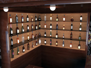 Corner Bar 3D 모델