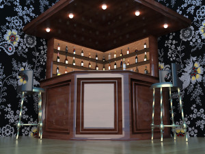 Corner Bar 3D 모델