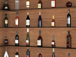 Corner Bar 3D 모델