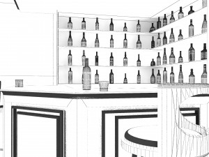 Corner Bar 3D 모델