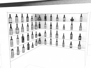 Corner Bar 3D Model