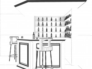 Corner Bar 3D 모델