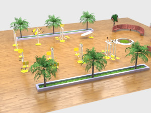 Sport Park 3D Model