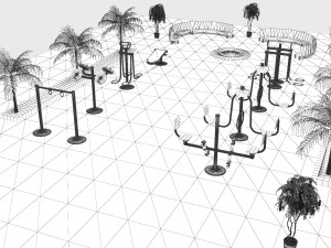 Sport Park 3D Model