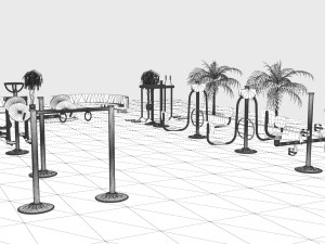 Sport Park 3D Model