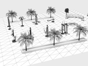Sport Park 3D Model