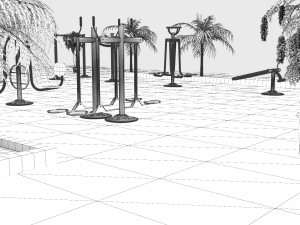 Sport Park 3D Model