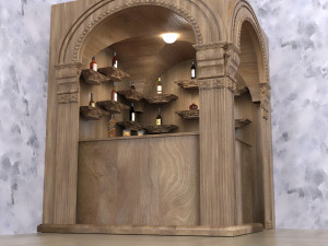 Home Bar Modello 3D