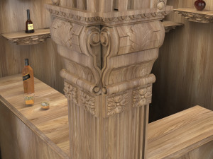 Home Bar Modello 3D