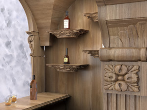 Home Bar Modello 3D