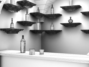 Home Bar Modello 3D