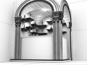 Home Bar Modello 3D