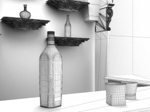 Home Bar Modello 3D