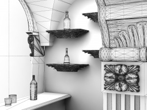 Home Bar Modello 3D