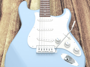 Fender Stratocaster Guitar Modèle 3D
