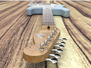 Fender Stratocaster Guitar 3D Model