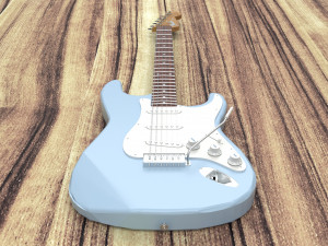 Fender Stratocaster Guitar Modèle 3D