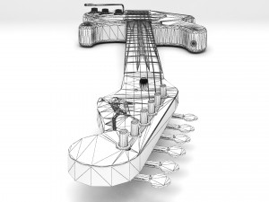 Fender Stratocaster Guitar Modèle 3D