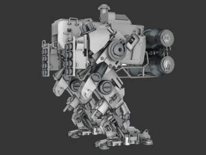 Heavy Mech 3D Model
