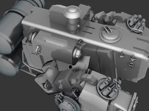 Heavy Mech 3D Model
