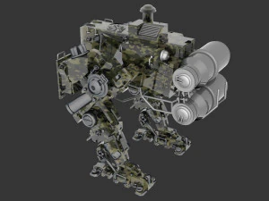 Heavy Mech 3D Model