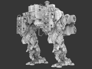 Heavy Mech 3D Model