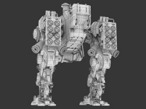 Heavy Mech 3D Model