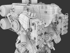 Heavy Mech Modelo 3D
