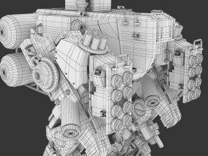 Heavy Mech 3D Model