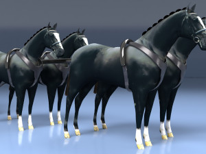 Funeral Carriage 3D Модель