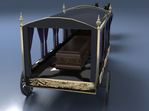 Funeral Carriage 3D Модель