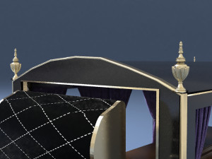 Funeral Carriage 3D Модель