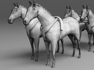 Funeral Carriage 3D Model