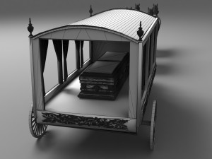 Funeral Carriage 3D Модель