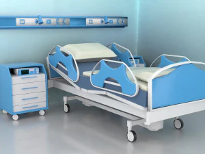 Quarto Hospitalar 3 Modelo 3D