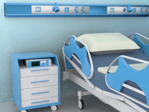Hospital Room 3 3D Model