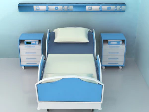 Hospital Room 3 3D Model