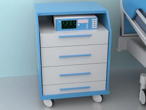 Hospital Room 3 3D Model