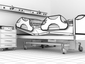 Hospital Room 3 3D Модель