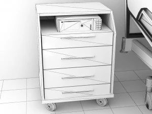 Hospital Room 3 3D Model